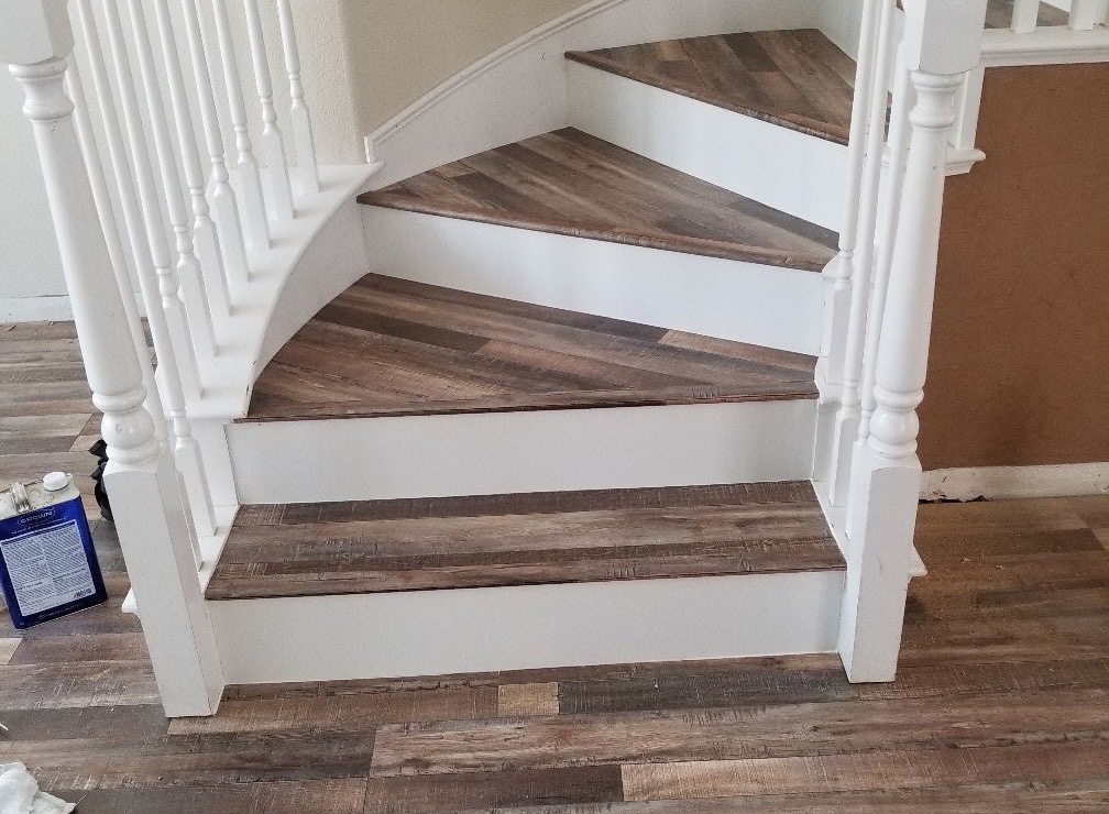 LVP staircase