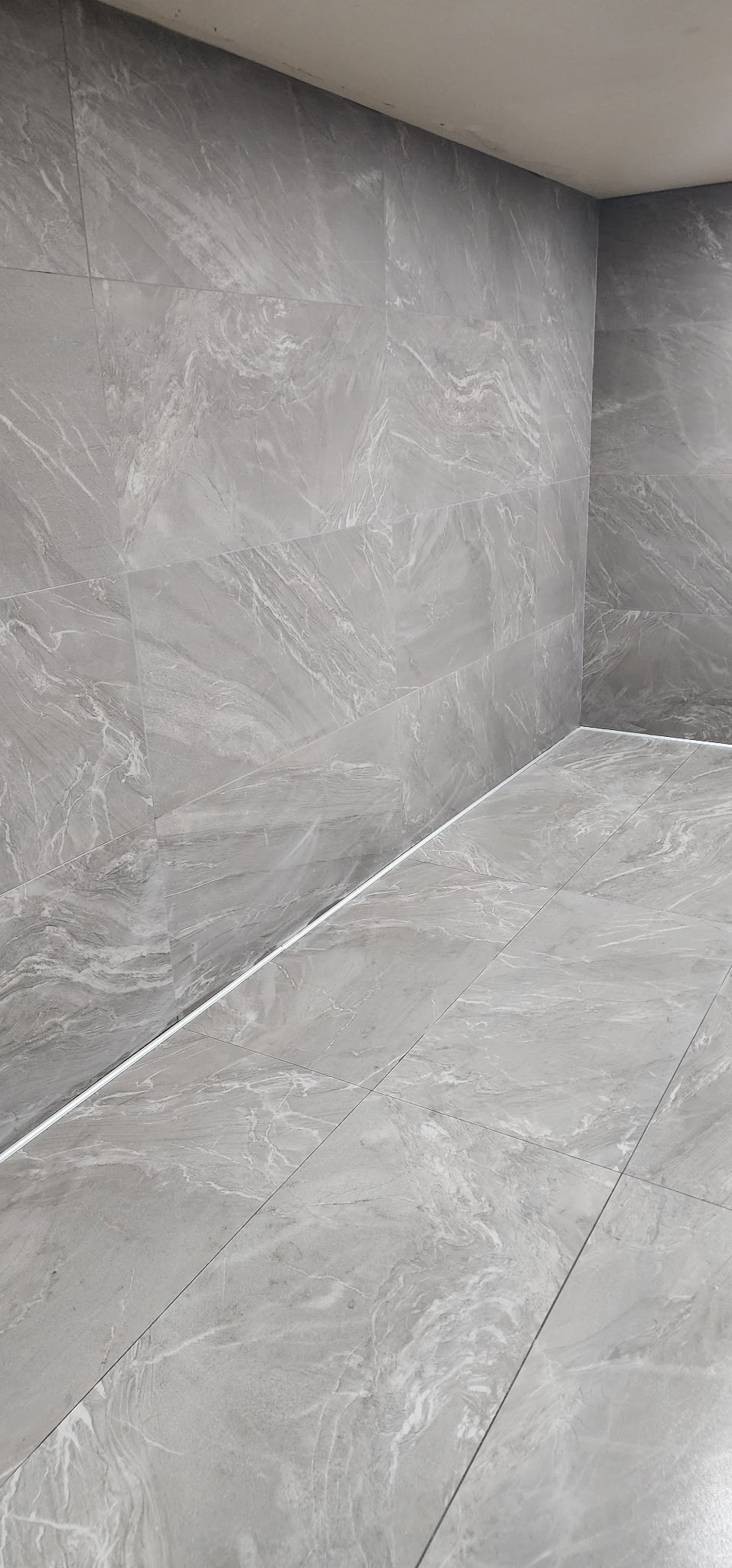 Luxury turquoise marble shower
