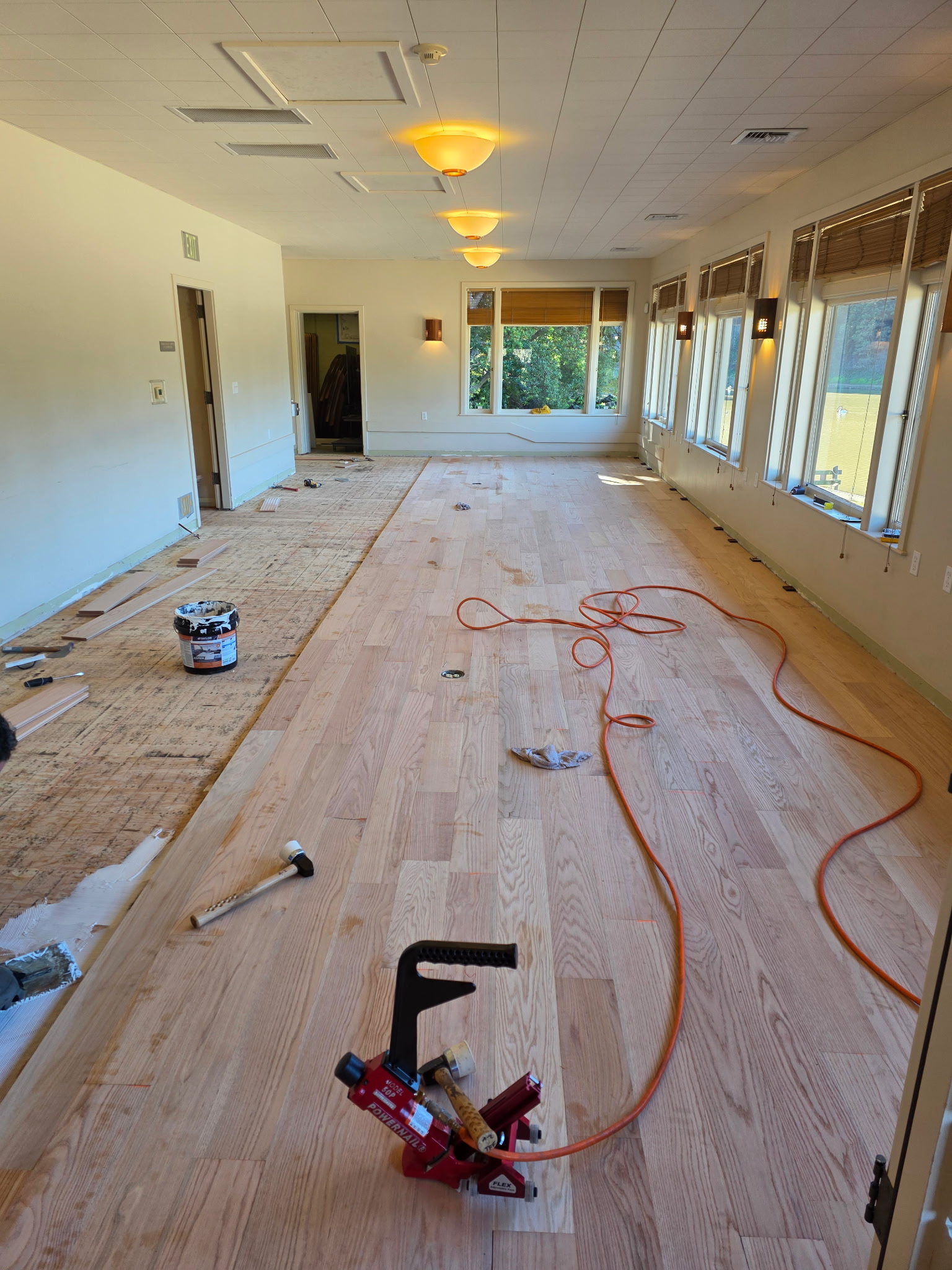 Hardwood flooring