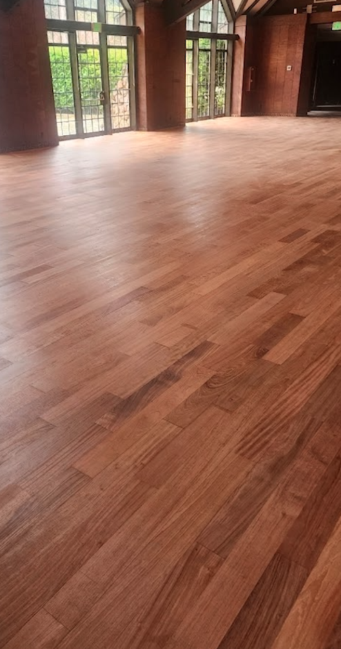 Hardwood floor installation